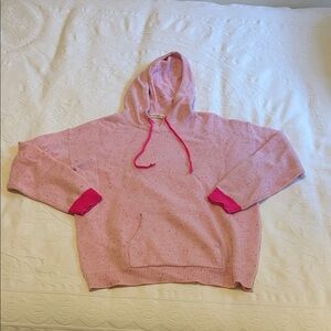 Pink Hooded Women's Cashmere Sweater
